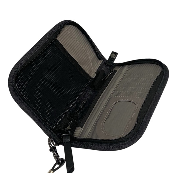 Sherpani 2 Tone Black Gray Small Zip Around Multifunctional Wallet - Like New - Picture 5 of 10